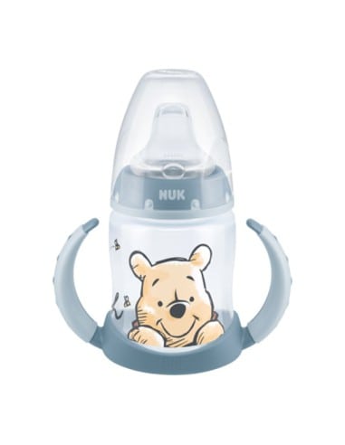 NUK First Choice Μπιμπερό Εκπαίδευσης Disney Winnie the Pooh 150ml με ρύγχος Μπλε 6m+