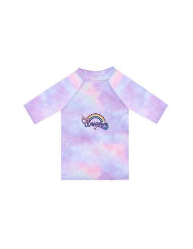 SLIPSTOP Αντηλιακό Μπλουζάκι UPF50+ Glitter Unicorns T-shirt Λιλά