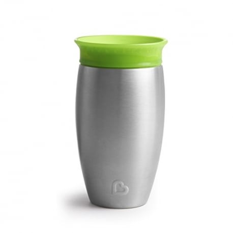 MUNCHKIN Miracle Stainless Steel 360° Sippy Cup Λαχανί