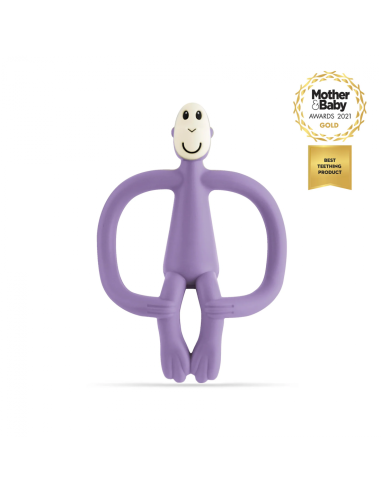 MATCHSTICK MONKEY Mini Monkey Teether Purple