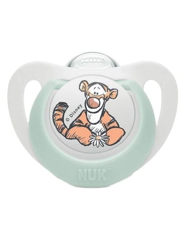 NUK Star Πιπίλα Σιλικόνης Λευκό 6-18m 1τμχ