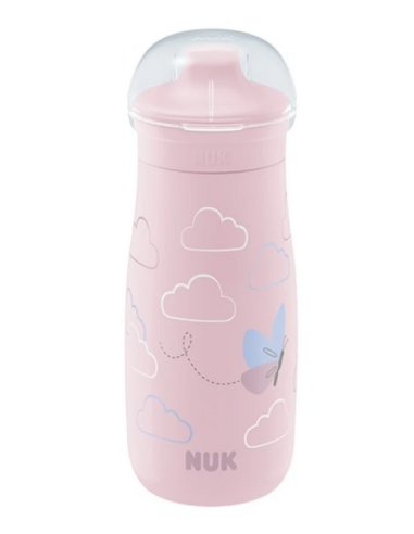 NUK Mini-Me Sip 9m+ Παγουράκι Με Ρύγχος Ροζ 300ml