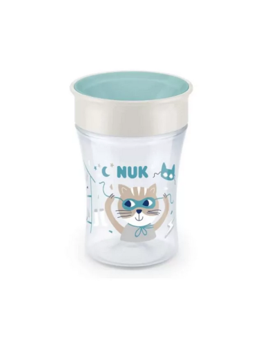 NUK Magic Cup 230ml Εκπαιδευτικο Πότηρι 8m+ Λευκο