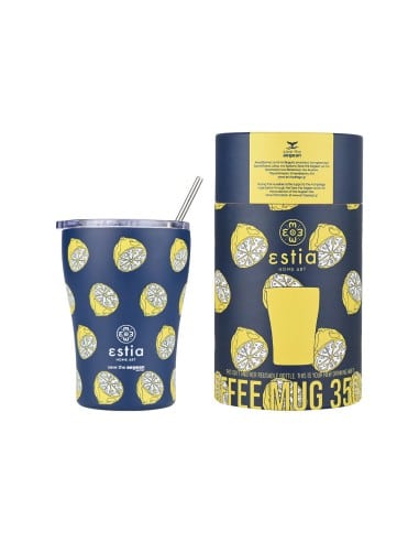 ESTIA Θερμός Coffee Mugs Save The Aegean Citrus Infusion 350ml