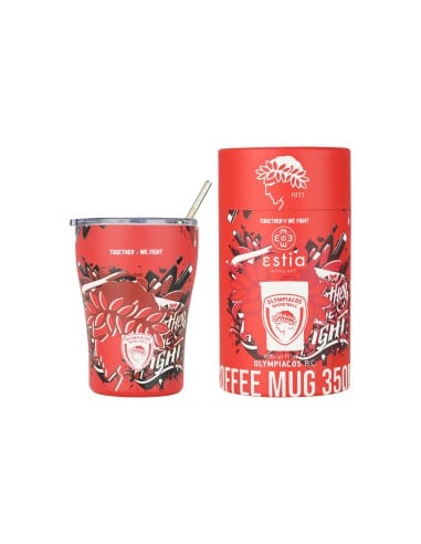 ESTIA Θερμός Coffee Mug OLYMPIACOS BC Edition Together We Fight 350ml