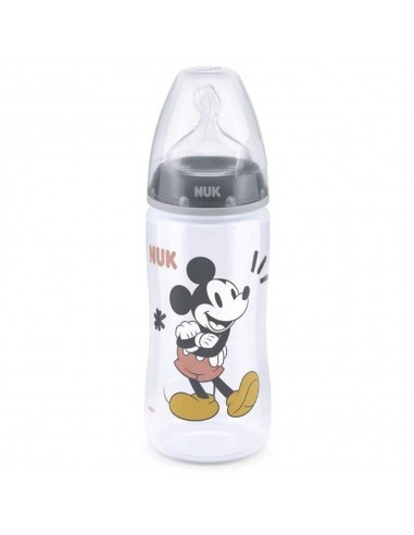 NUK Disney Mickey Mouse First Choice Plus Μπιμπερό Πλαστικό 300ml με θηλή Σιλικόνη